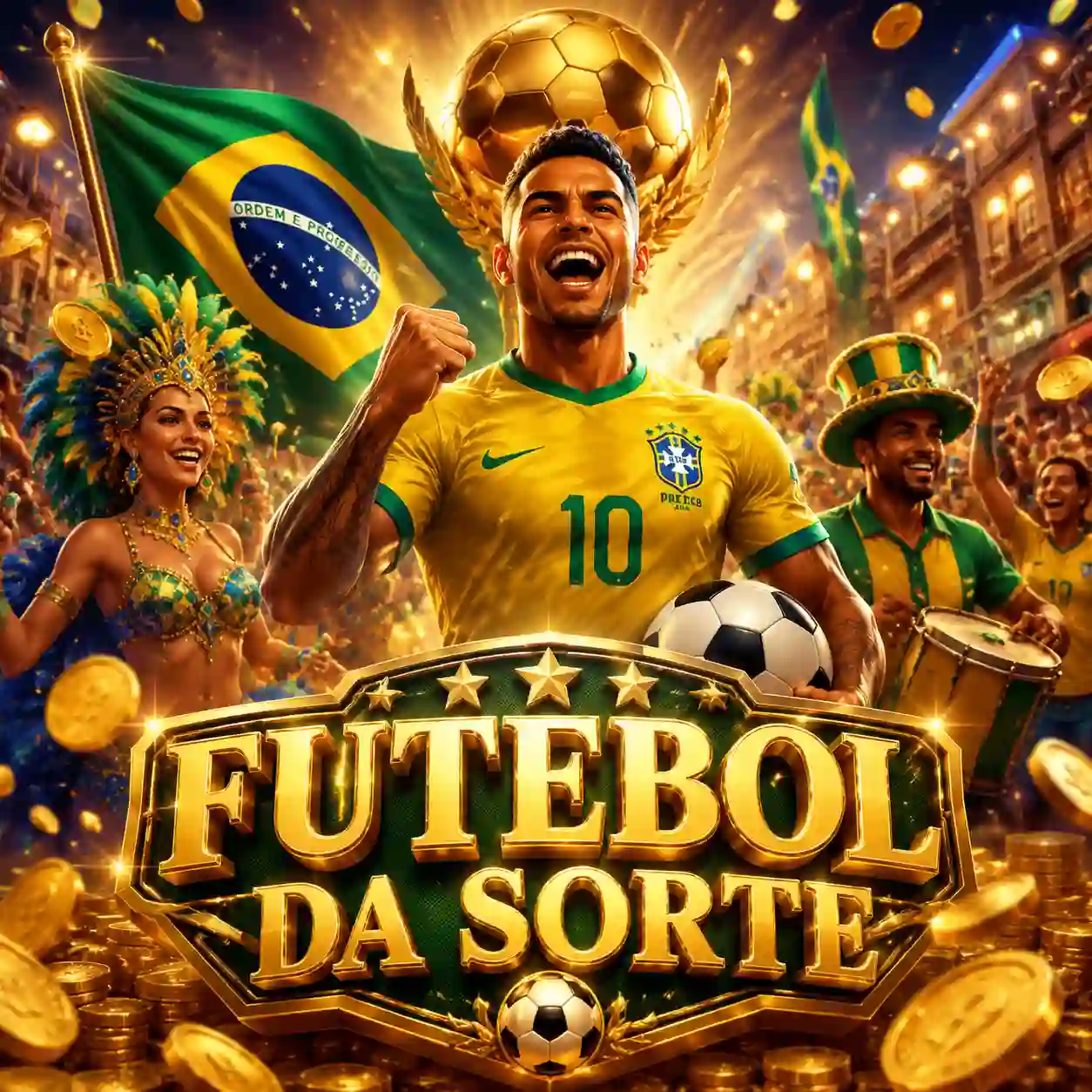 Jogador de futebol em ação durante partida do Brasileirão Série A