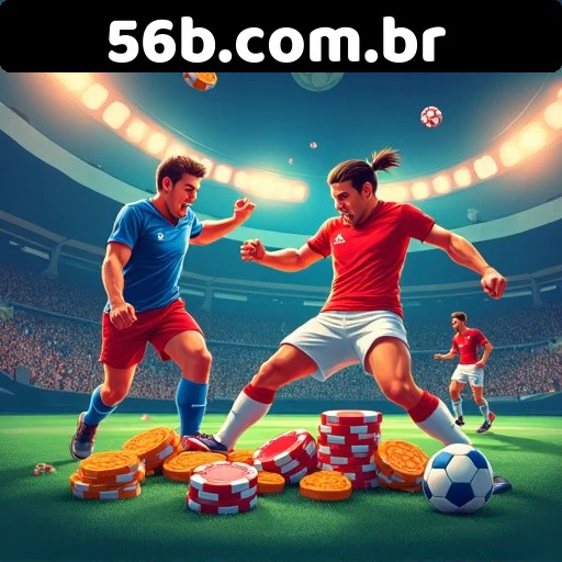 Tela de jogos do app 56B, com slots e crash games em destaque